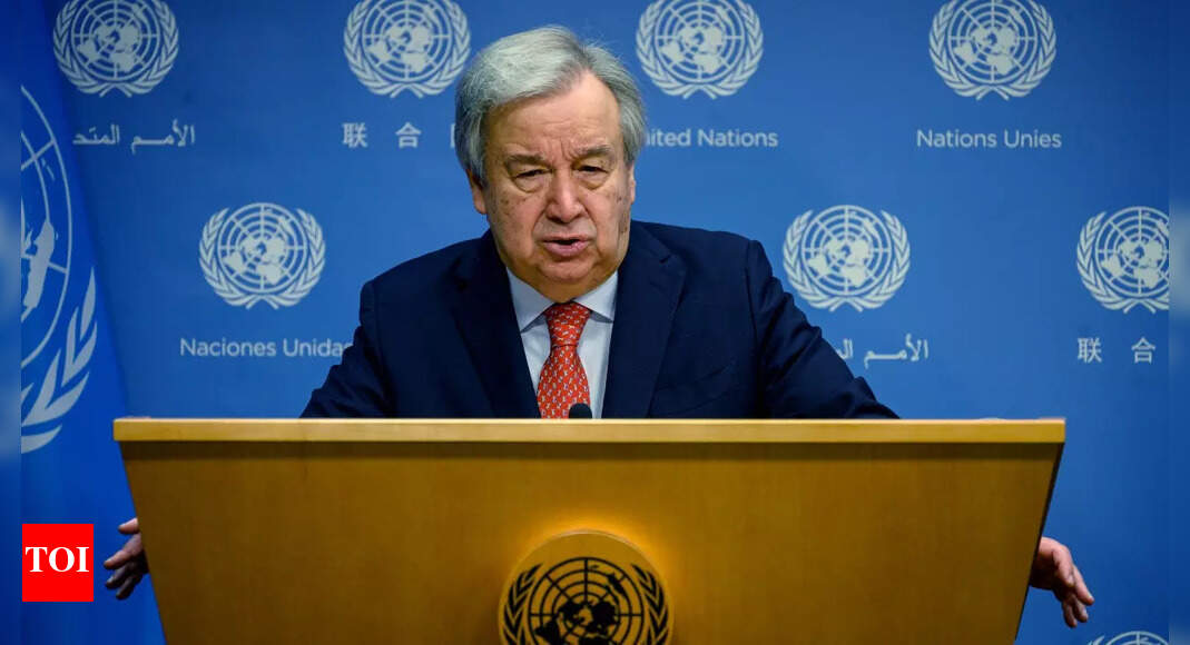 Strong call for reform of global financial institutions, climate action: UN chief Antonio Guterres, as he heads to G20 Summit &ndash; Times of India