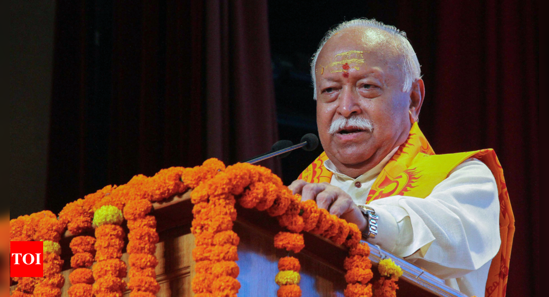 Mohan Bhagwat: All Indians are Hindus and Hindu represents all Indians: Mohan Bhagwat | India News