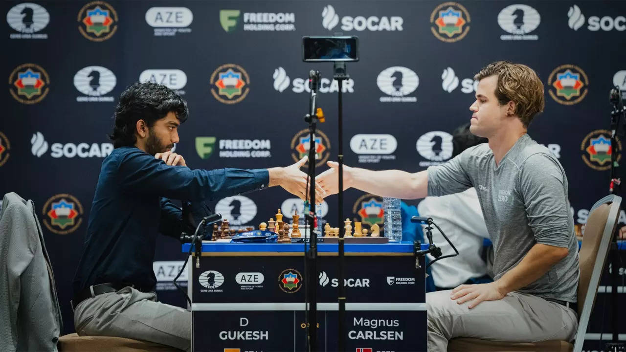 GM Gukesh, 17, wins in Baku, to go past Viswanathan Anand as India's  top-ranked chess player