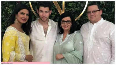 Watch video: Denise Jonas reminisces son Nick and Priyanka Chopra's wedding, shows framed pic of her three daughters-in-law