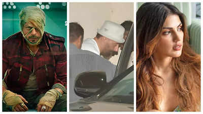 Shah Rukh Khan unveils trailer of 'Jawan', Sunny Deol, Amrita Singh and Dimple Kapadia spotted together, Rhea Chakraborty dating Nikhil Kamath: TOP 5 newsmakers of the week