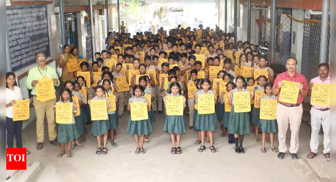 GCC conducts awareness camp against using single use plastic in school