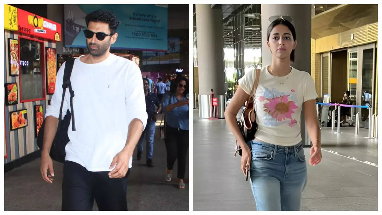 Rumoured lovebirds Ananya Panday and Aditya Roy Kapur return to