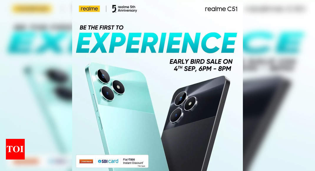 Realme announce early bird sale for Realme C51: Offers buyers can avail