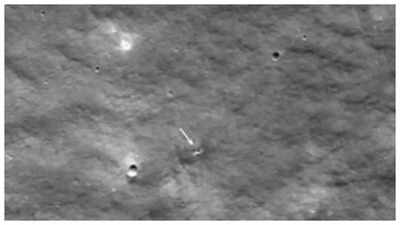 Nasa sends images of new crater on Moon formed likely by crashlanding of Russian lander