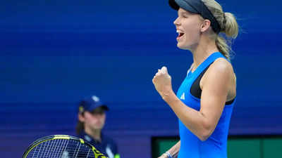 US Open 2023: Returning Caroline Wozniacki beats Jennifer Brady to reach last 16