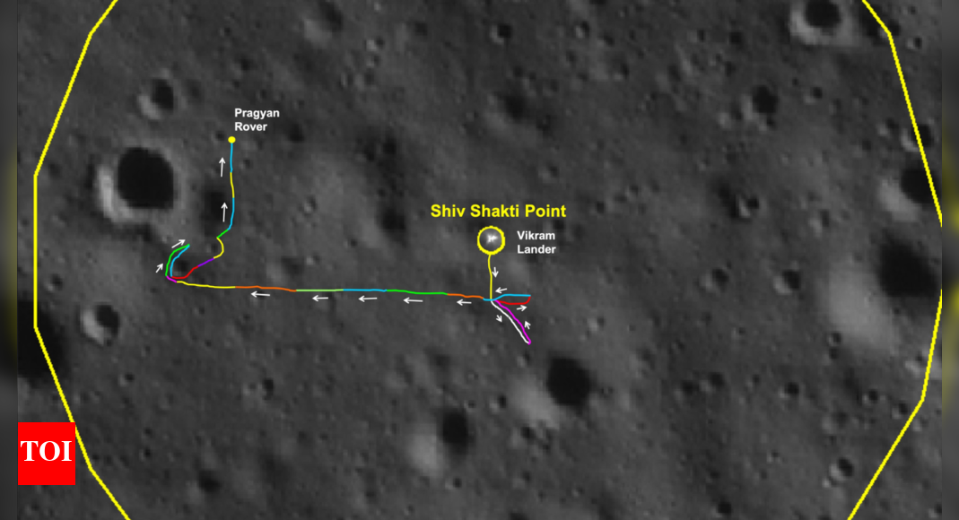 Chandrayaan-3: Pragyan roves 100m on lunar surface | India News - The ...