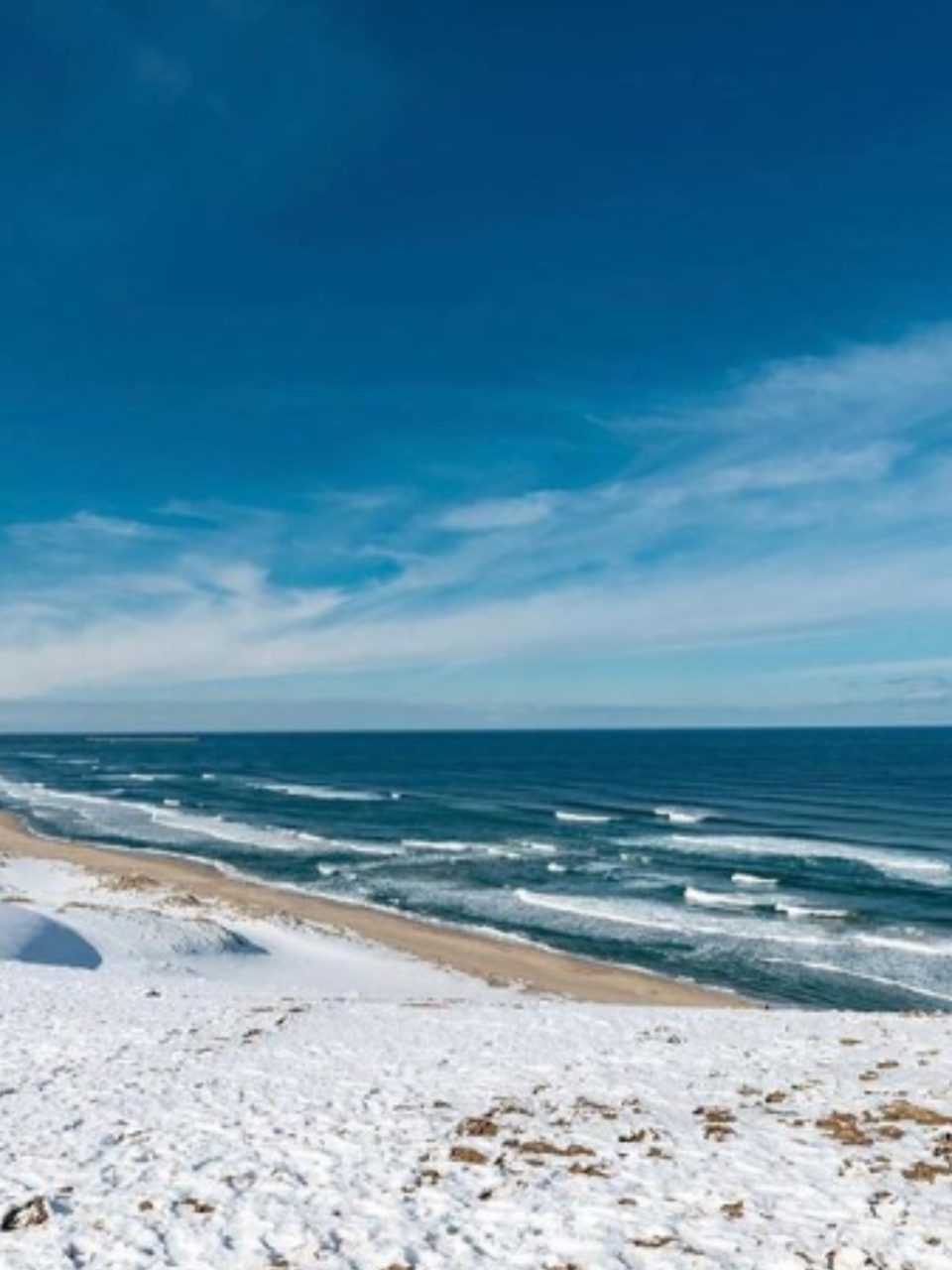 Hokkaido Beach—where sand, sea, and snow meet!