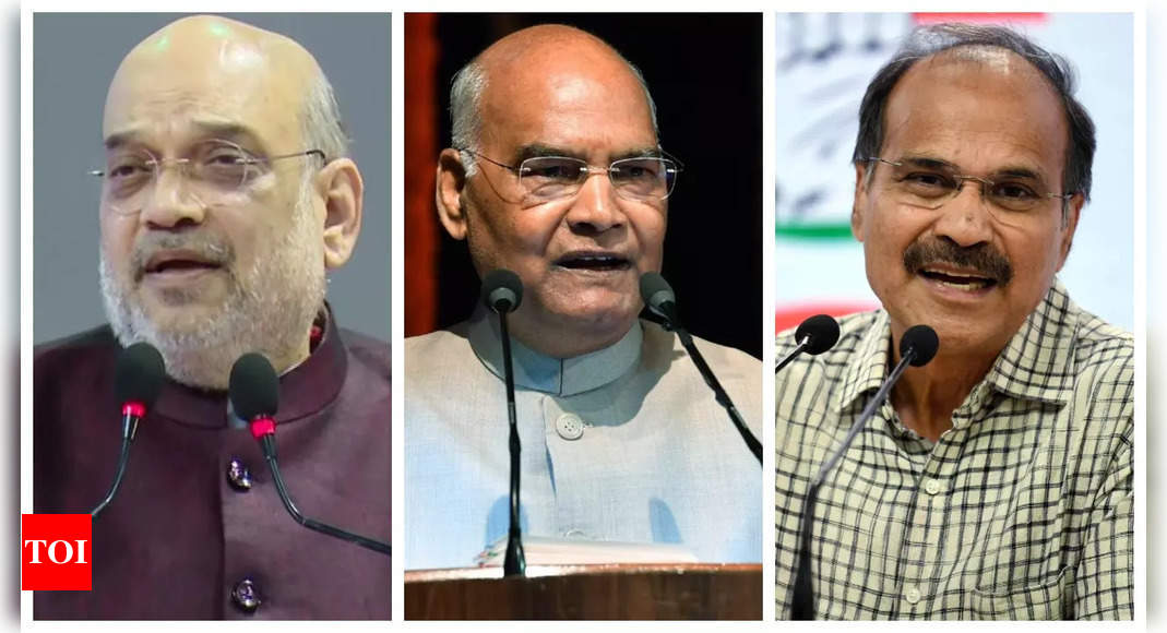 ‘One Nation, One Election’: Amit Shah, Adhir Ranjan Chowdhury part of panel on simultaneous polls | India News