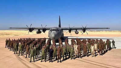 Indian Army, IAF contingent with integrated combat troops arrive in Alexandria for exercise Bright Star-23