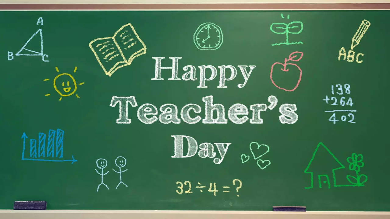 Happy teachers day drawing poster colors painting art for greeting card easy  step by step – Artofit