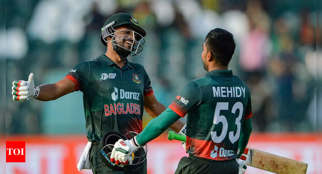 Asia Cup: Mehidy Hasan And Najmul Shanto Tons Propel Bangladesh To 334/ ...