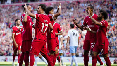 EPL: Liverpool maintain unbeaten start with dominant win over Aston Villa