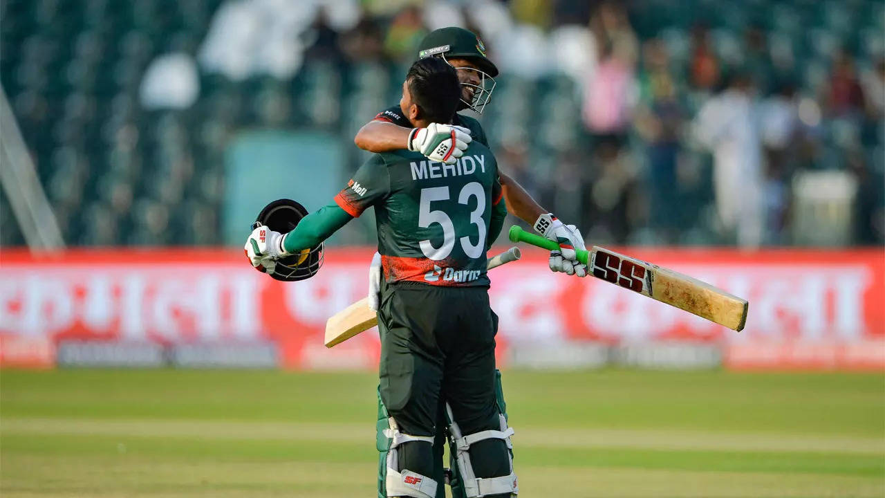 Asia Cup Mehidy Hasan, Najmul Shanto tons set up easy win as Bangladesh keep Super 4s hopes alive Cricket News
