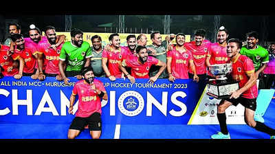 Lakra hat-trick helps Railways romp to title