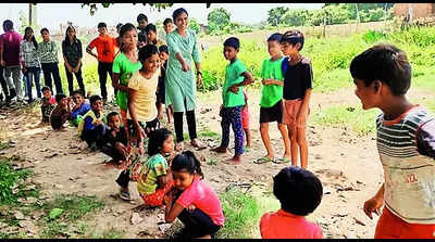 KMCLU team brings fun & games to village kids on special Sunday