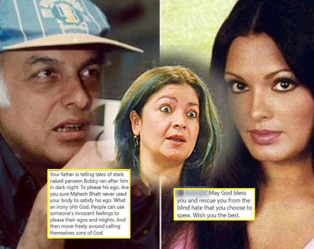 
Pooja Bhatt reacts to a troll saying 'Your father is telling tales of Parveen Babi running after him'; fans support the filmmaker
