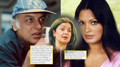 Pooja Bhatt reacts to a troll saying 'Your father is telling tales of Parveen Babi running after him'; fans support the filmmaker