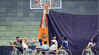 Grit and determination: 100 on wheelchairs sweat it out on court