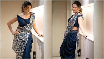 Pics: Akshara Singh looks beautiful as she poses in a stylish saree