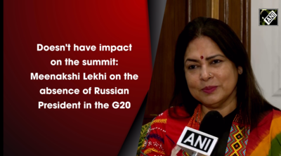 Doesn't have impact on the summit: Meenakshi Lekhi on the absence of Russian President in the G20