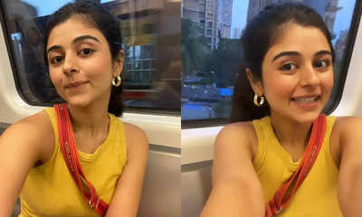 Actress Yesha Rughani ditches the luxury of a car and takes a metro ride to reach work on time, says ‘It seems an easy way to avoid traffic’