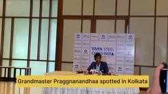 Grandmaster Praggnanandhaa spotted in Kolkata