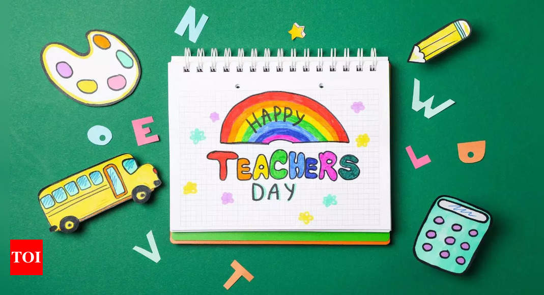Teacher's Day drawing easy idea | How to draw Teacher's Day celebration  idea - YouTube