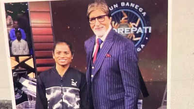 Kaun Banega Crorepati 15: Host Amitabh Bachchan reveals athlete Dutee Chand had gifted him her winning shoes; jokes 'Isliye hum bhaag ke aate hain'
