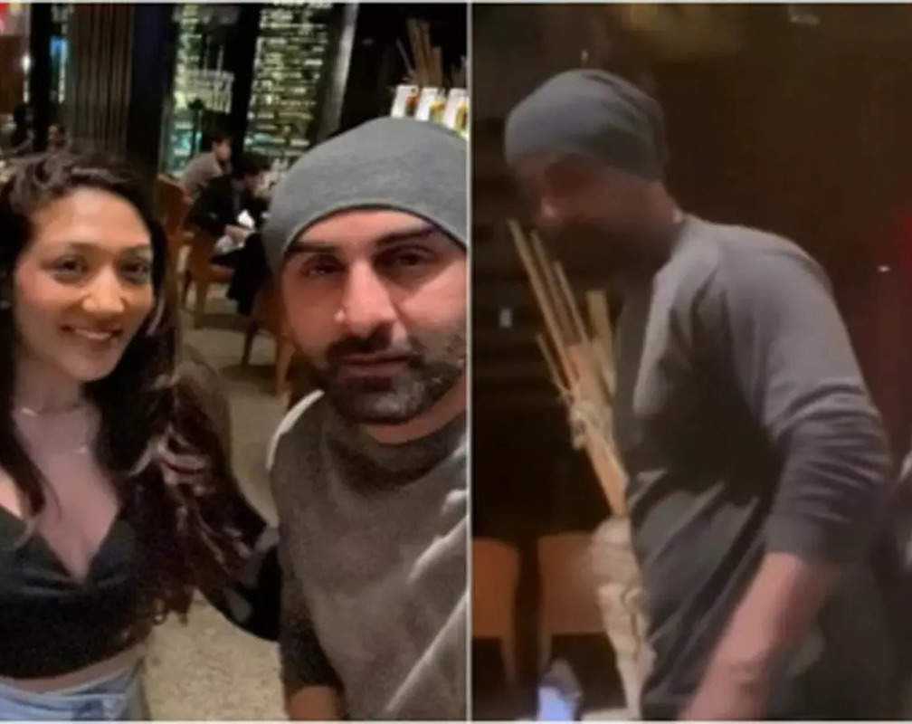 
Ranbir Kapoor and Alia Bhatt interact with fans at a restaurant in NYC; fans say 'finally saw them hand-in-hand smiling and having their best time'
