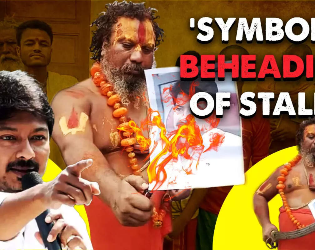 
'Sanatan Dharma' Remark: Ayodhya seer offers Rs 10 crore bounty for Udhayanidhi Stalin's head

