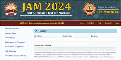 IIT JAM 2024 Registration @jam.iitm.ac.in, Online Application Link