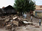 Heavy rainfall triggers flash floods in Spain, see pictures