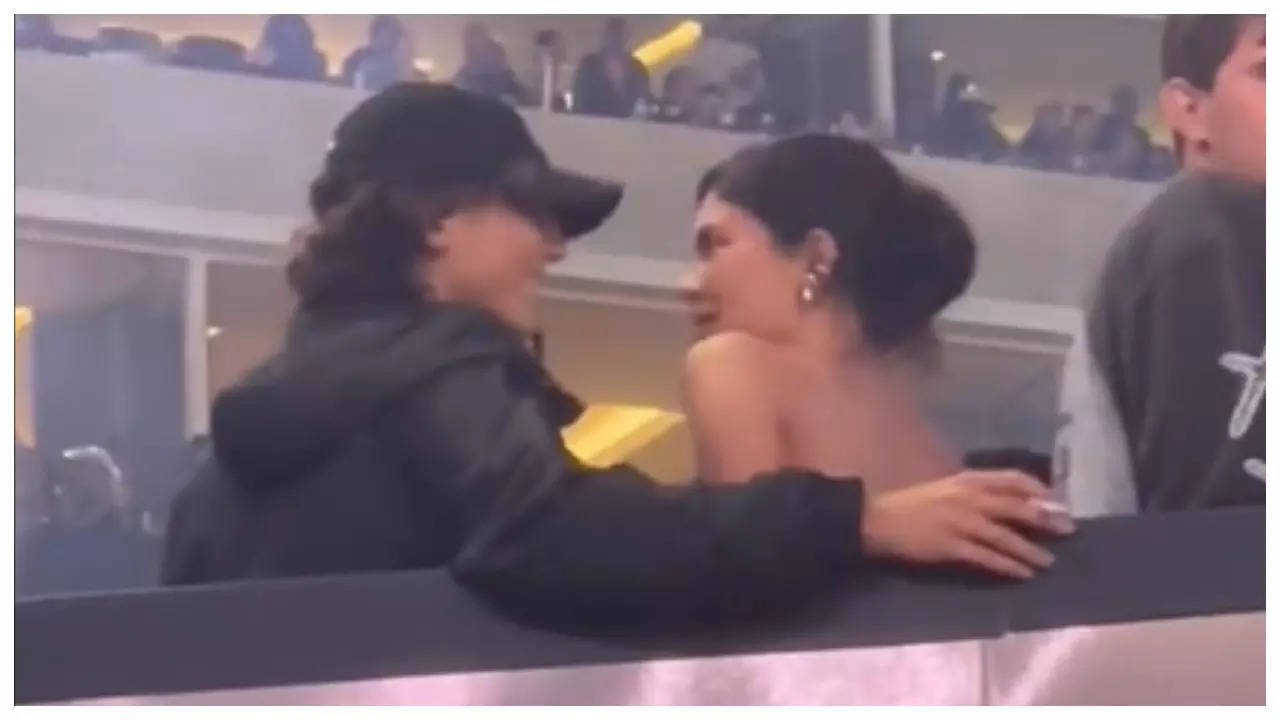 Timothee Chalamet and Kylie Jenner at Beyonce's Concert