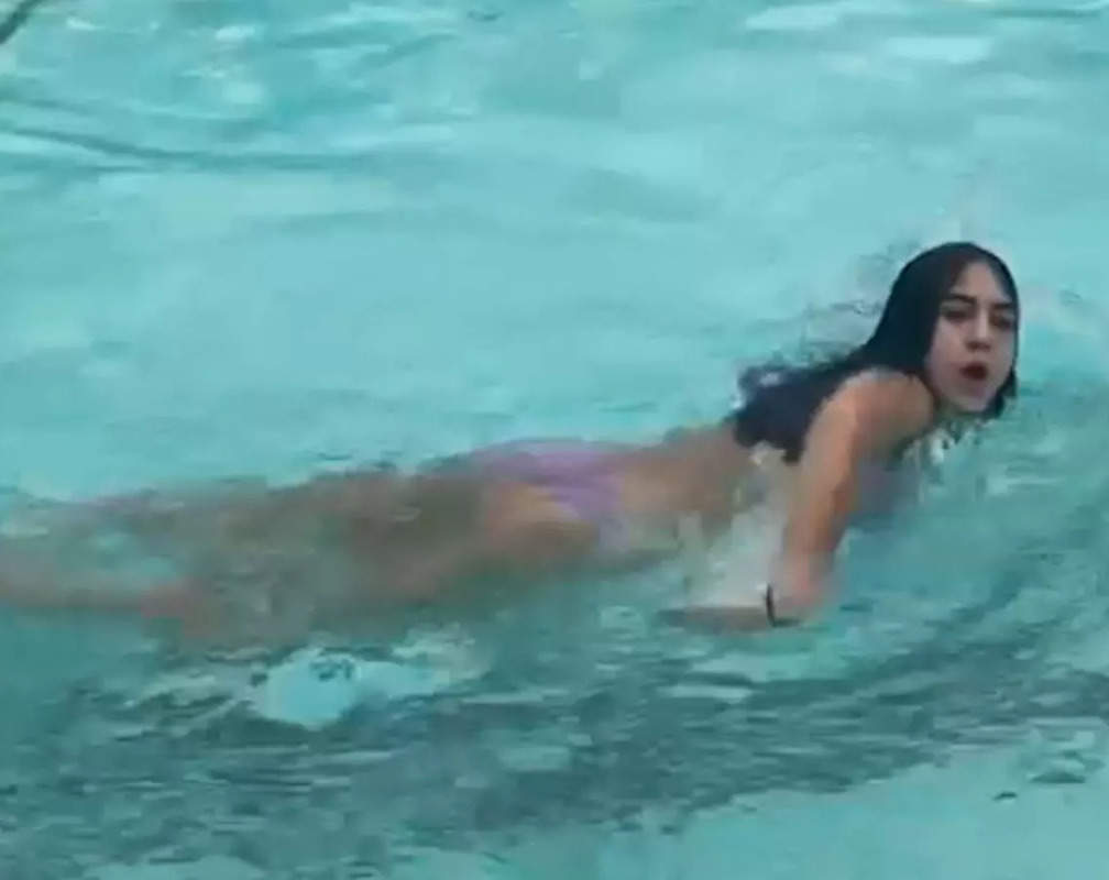 
Watch: Sara Ali Khan beats the heat in a pool, shares video on Instagram
