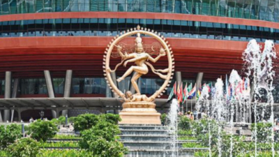 Nataraja statue graces Bharat Mandapam for G20 delegates in Delhi
