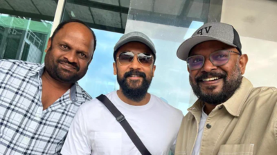 Venkat Prabhu and Suriya meet at the airport; the director says it's a ...