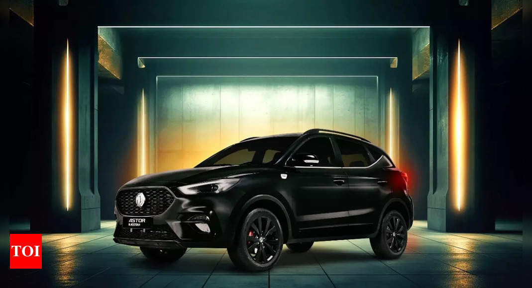 MG Astor Blackstorm Edition launched at Rs 14.48 lakh: Gets blacked-out interior, exterior