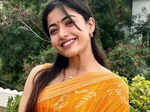 Rashmika Mandanna is a ray of sunshine in bright yellow saree