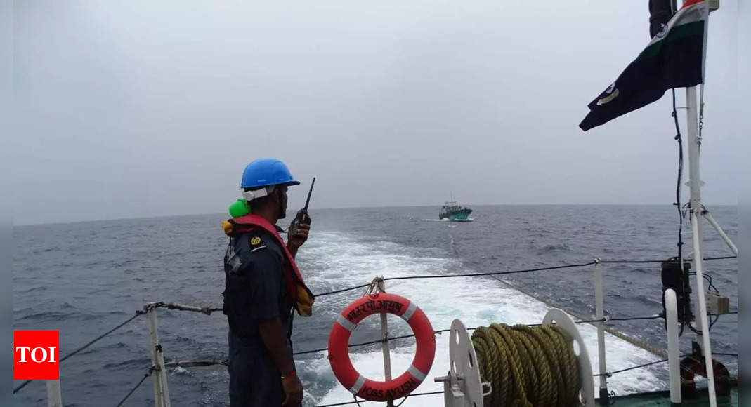 Indian Coast Guard rescues fishing boat from Chennai adrift in sea ...