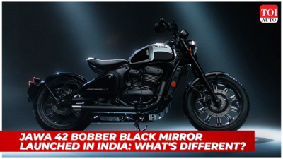 Jawa 42 Bobber Black Mirror launched at Rs 2.25 lakh: Factory-custom chrome tank and blacked-out treatment