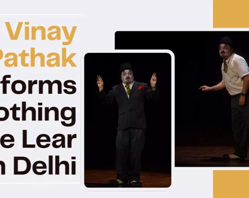 
Vinay Pathak performs Nothing Like Lear in Delhi
