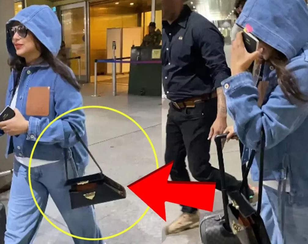 
Rani Mukerji turns up in style as she gets clicked at the airport, actress leaves her Rs 2.5 lakh handbag open, video grabs attention
