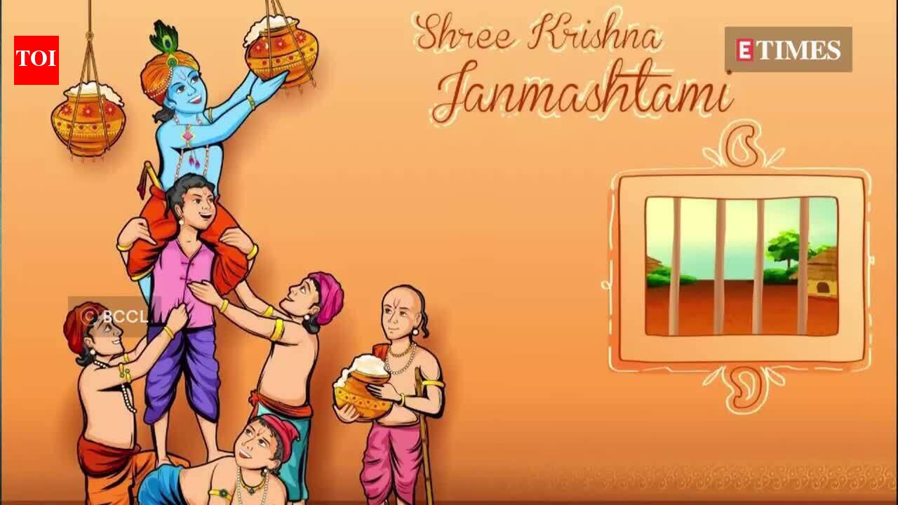 Janmashtami: Janmashtami joy: Khushi Shah and son Krishang adorn ...