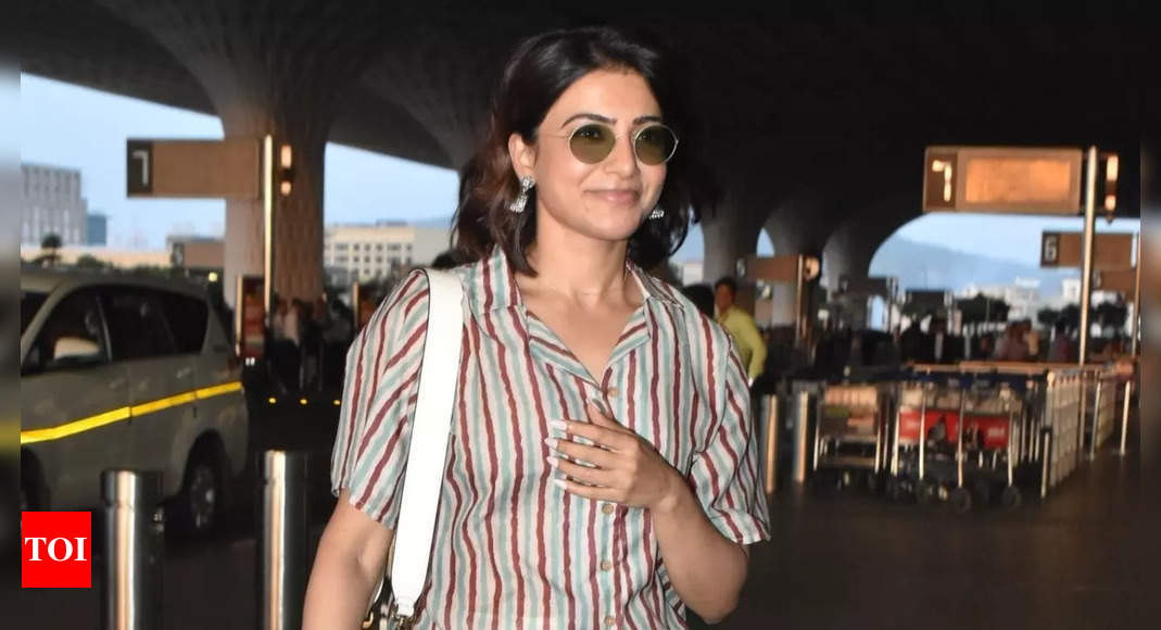 Samantha Ruth Prabhu's airport looks