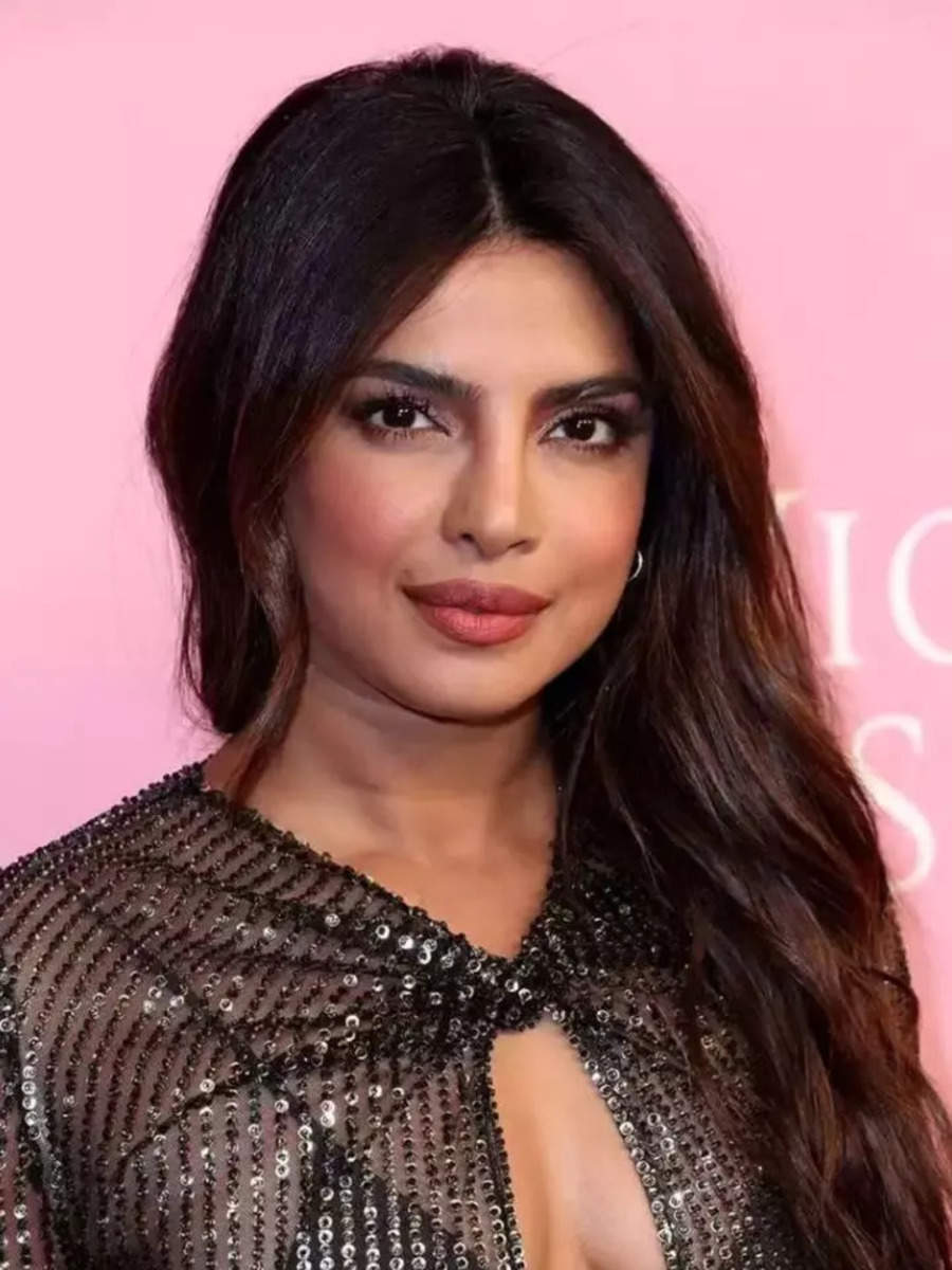 Priyanka Chopra Pairs Bold Bralette With Sheer Dress For Victoria's ...