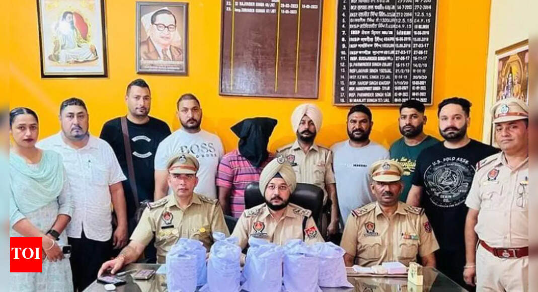 Drug trafficker with Pakistan links held with 9 kg heroin in Punjab's ...