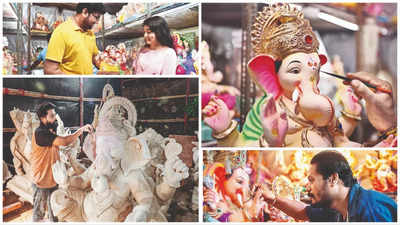 Demand for eco-friendly idols has doubled this year: Mumbai murtikars