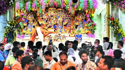 Lord Krishna celebrated amid G20 curbs