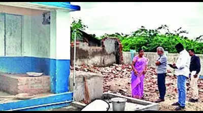 Cow dung mixed in school water tank